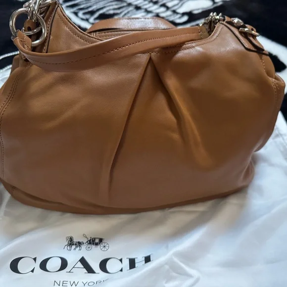 Coach Brown Leather Bag - Picture 5 of 10